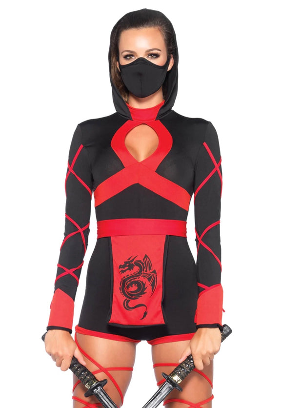 Red Dragon Ninja Costume