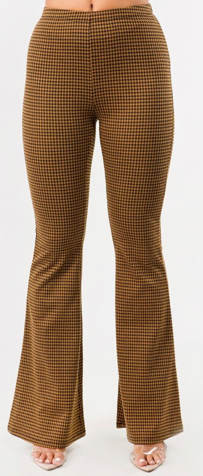 Brown Flared Pants