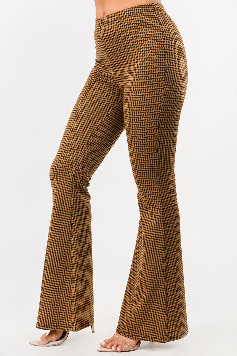 Brown Flared Pants