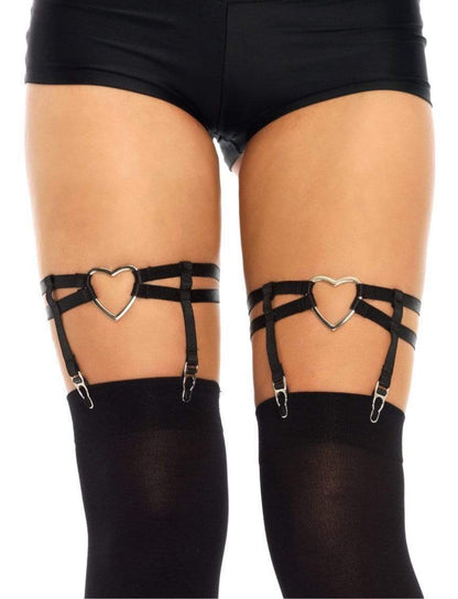 Thigh High Garter Suspender with Heart