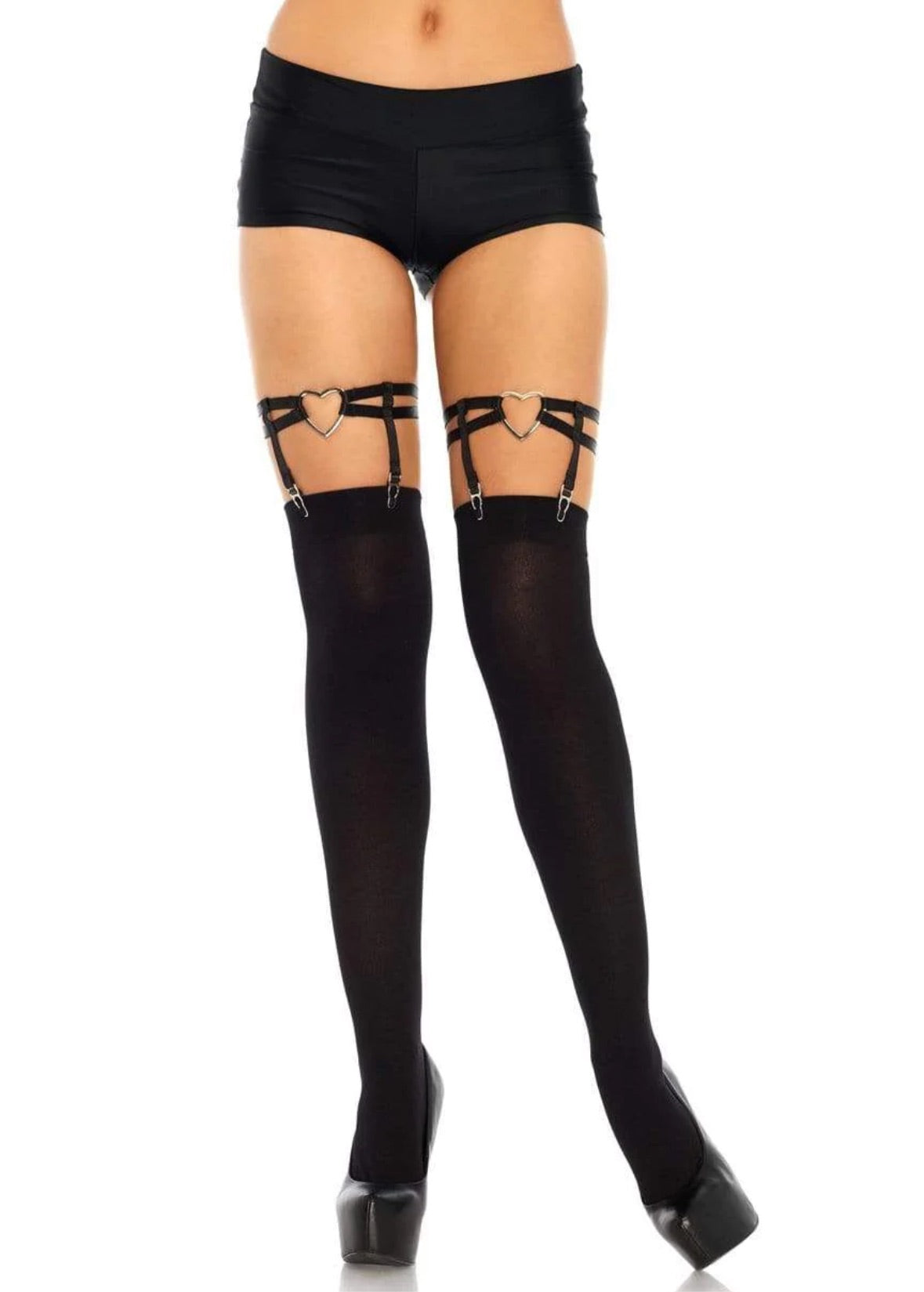 Thigh High Garter Suspender with Heart